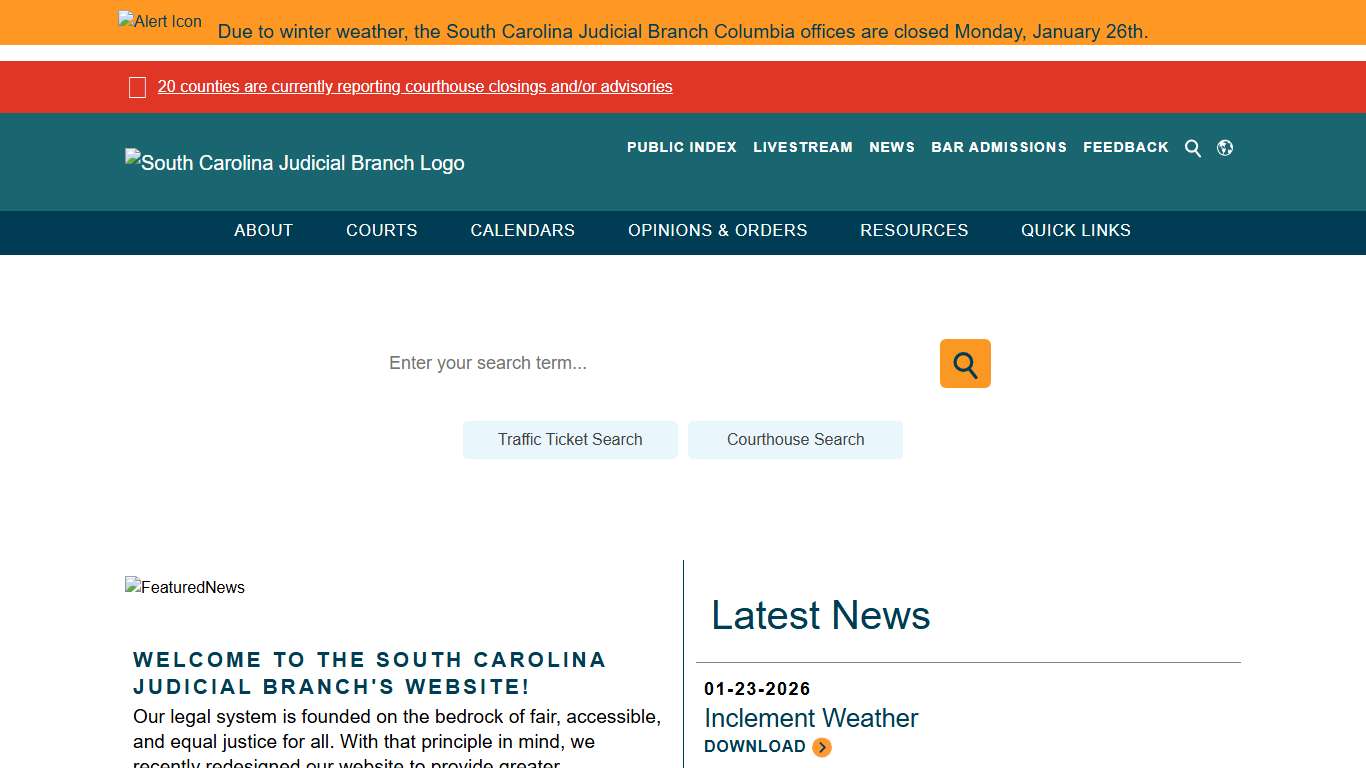 The South Carolina Judicial Branch